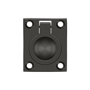Deltana - Flush Ring Pulls - 1-3/4" x 1-3/8" Flush Ring Pull