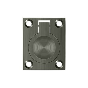 Deltana - Flush Ring Pulls - 1-3/4" x 1-3/8" Flush Ring Pull