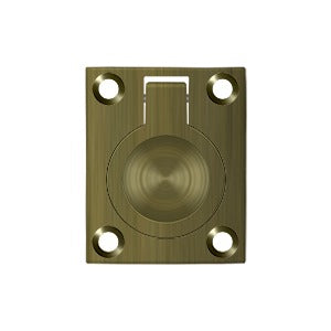 Deltana - Flush Ring Pulls - 1-3/4" x 1-3/8" Flush Ring Pull
