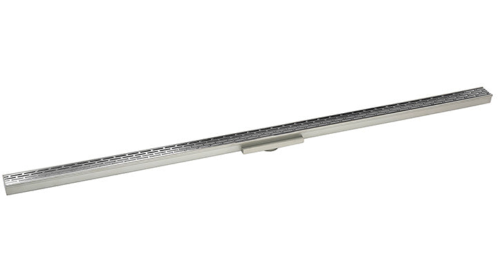 Infinity Drain - Site Sizable Stainless Channel - S-LTAS 38 Offset Slotted Linear Drain