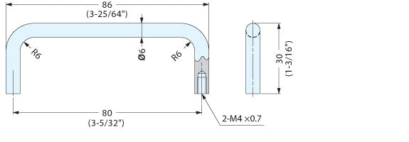 Sugatsune H-42-F14 Stainless Steel Wire Pull