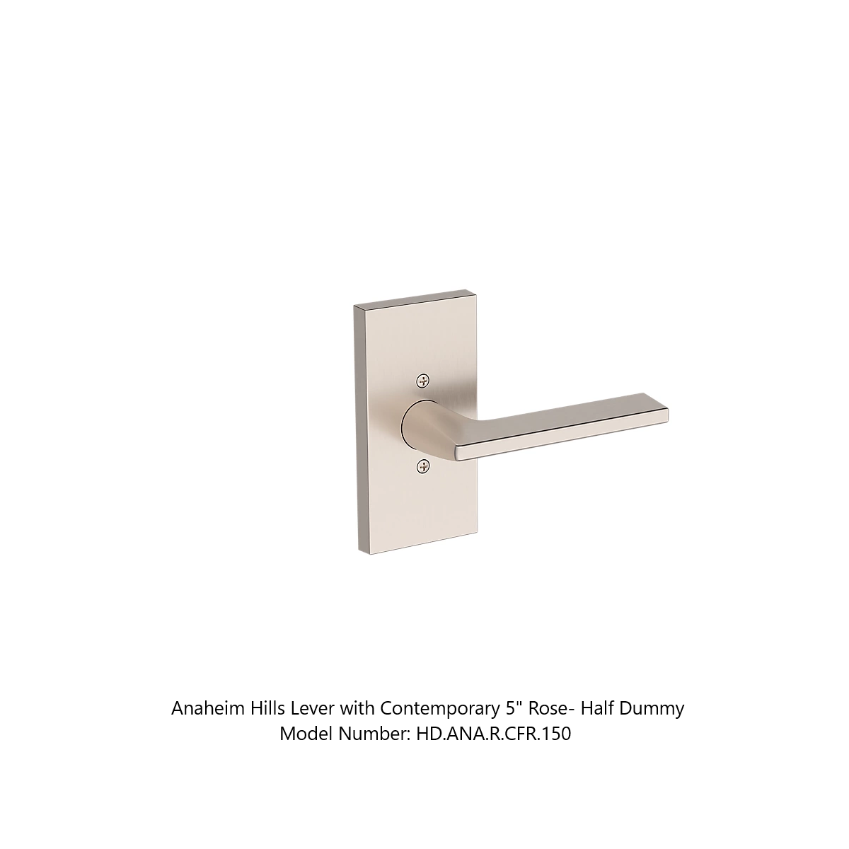 Baldwin - Reserve Collection - Interior Levers - Anaheim Hills Door Lever (Half Dummy)