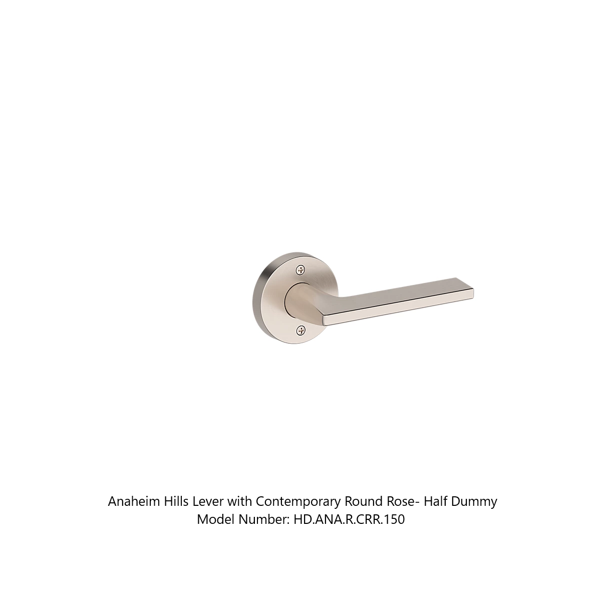Baldwin - Reserve Collection - Interior Levers - Anaheim Hills Door Lever (Half Dummy)