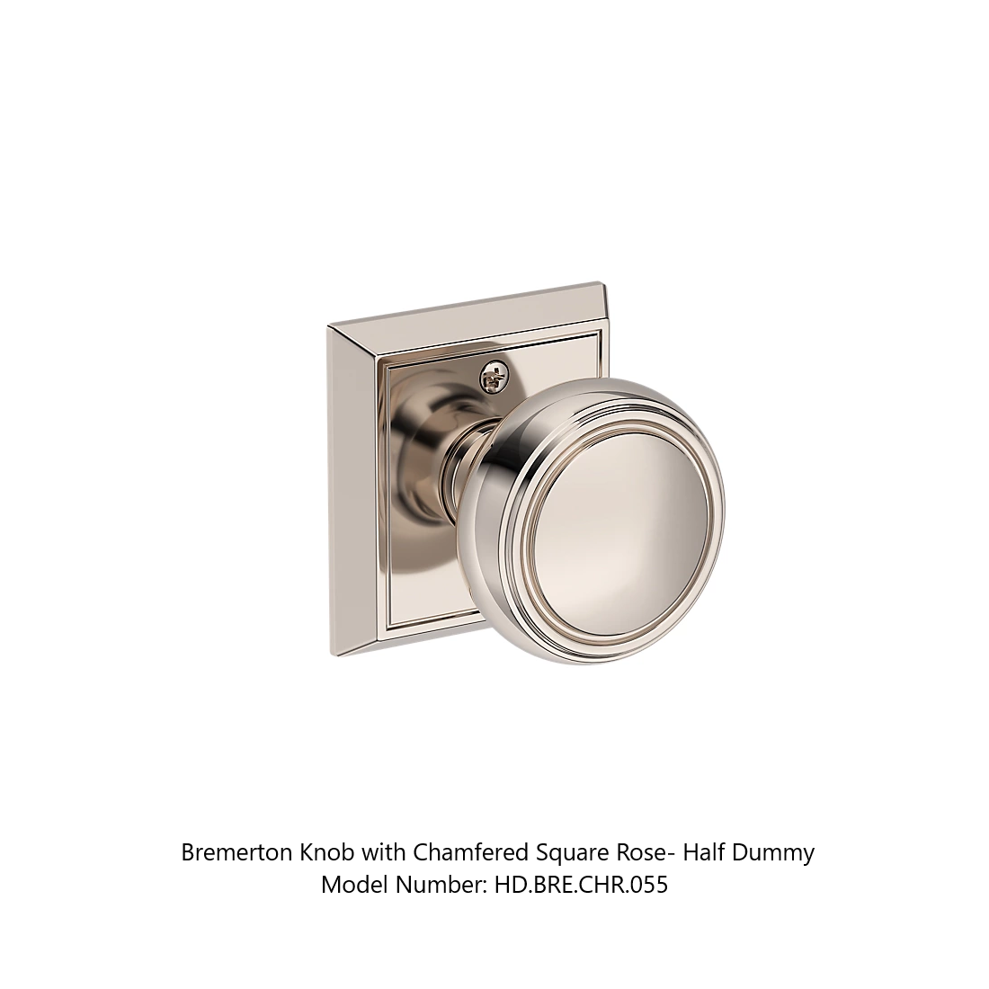 Baldwin - Reserve Collection - Interior Knobs - Bremerton Door Knob (Half Dummy)