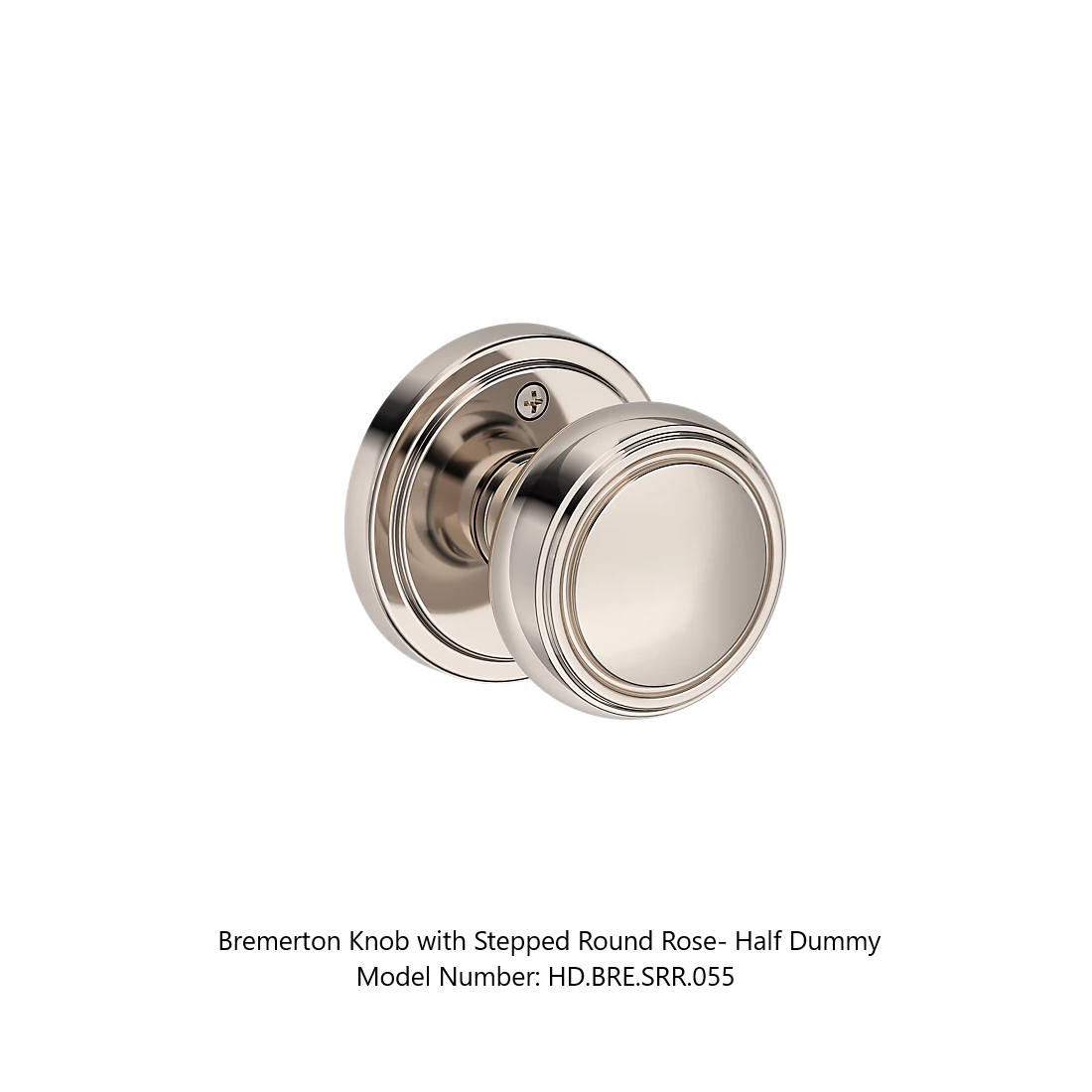 Baldwin - Reserve Collection - Interior Knobs - Bremerton Door Knob (Half Dummy)