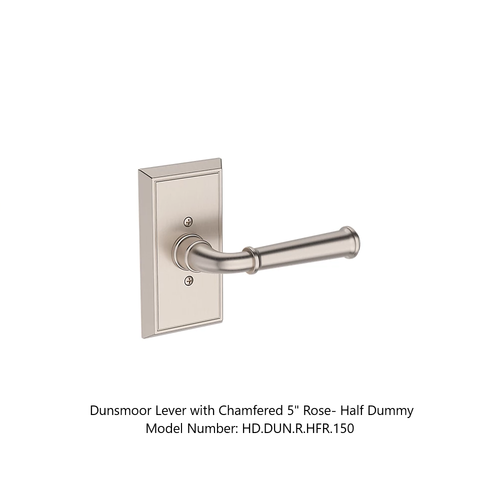 Baldwin - Reserve Collection - Interior Levers - Dunsmoor Door Lever (Half Dummy)