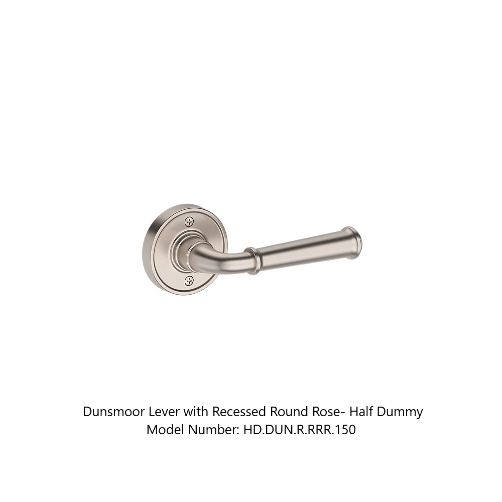 Baldwin - Reserve Collection - Interior Levers - Dunsmoor Door Lever (Half Dummy)