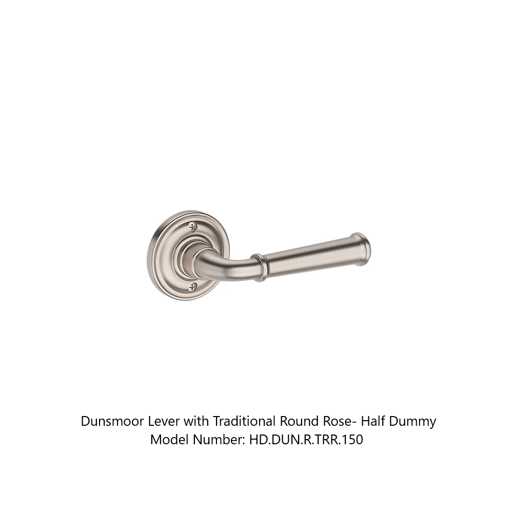 Baldwin - Reserve Collection - Interior Levers - Dunsmoor Door Lever (Half Dummy)
