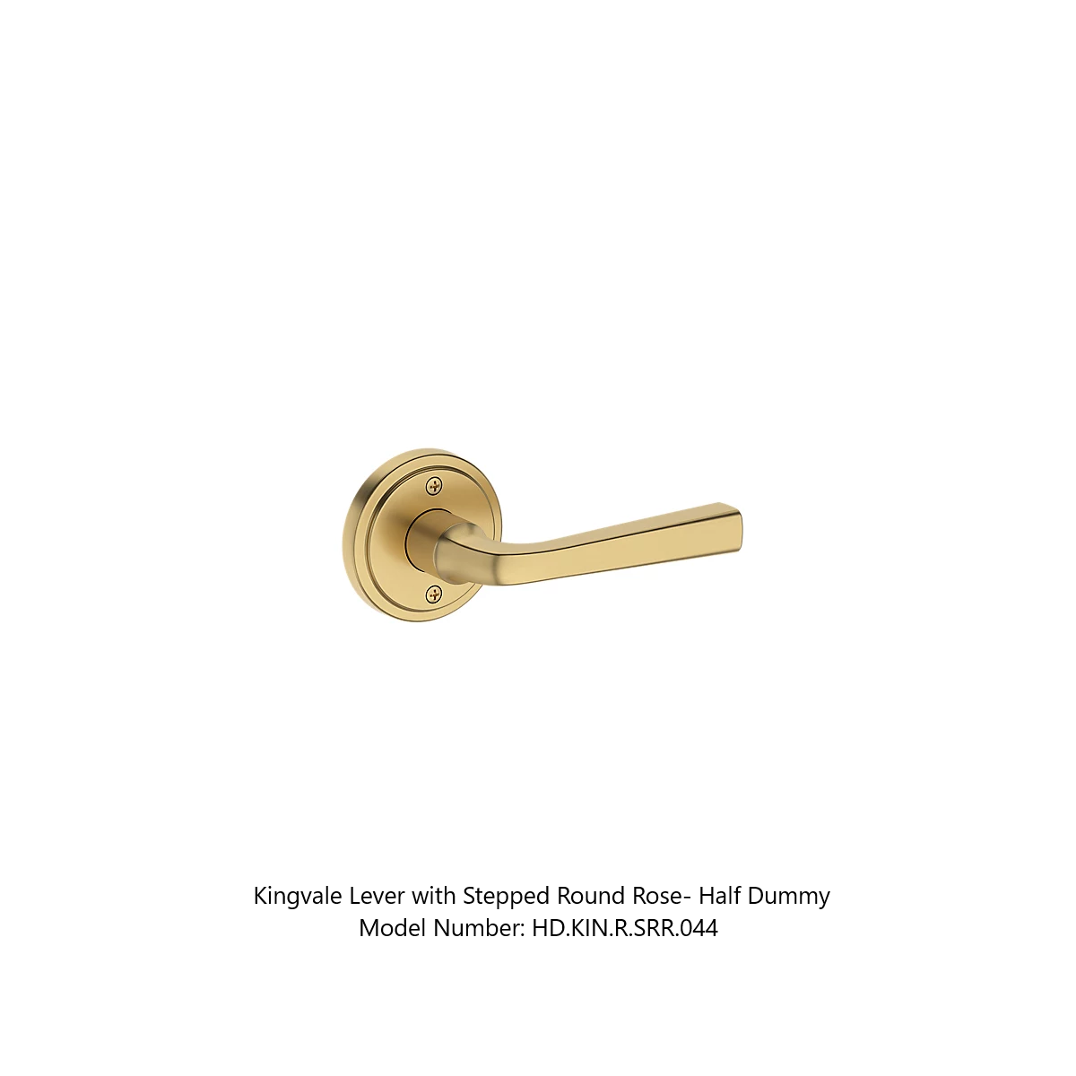 Baldwin - Reserve Collection - Interior Levers - Kingvale Door Lever (Half Dummy)