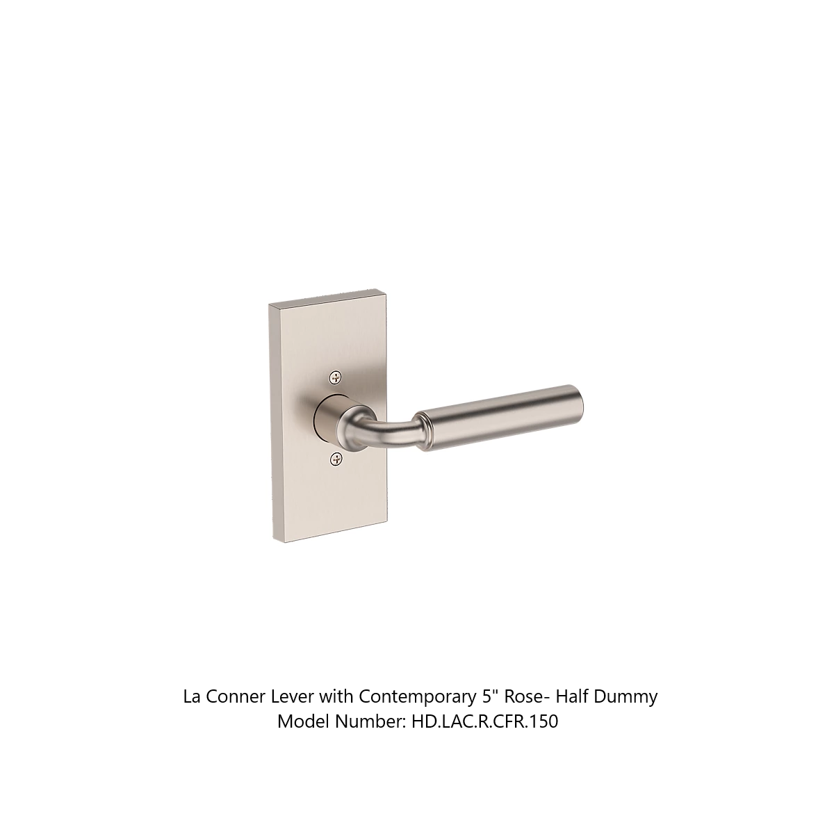 Baldwin - Reserve Collection - Interior Levers - La Conner Door Lever (Half Dummy)