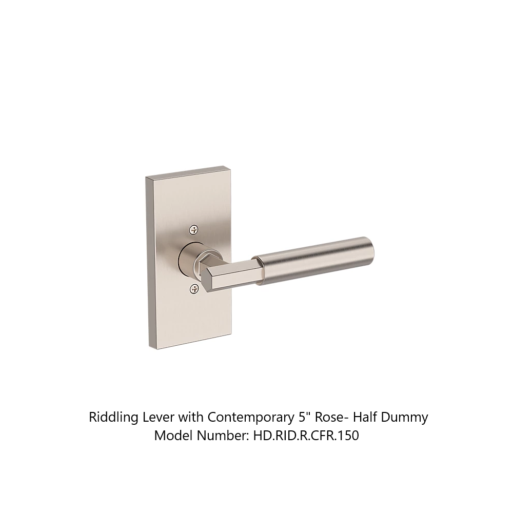 Baldwin - Reserve Collection - Interior Levers - Riddling Door Lever (Half Dummy)