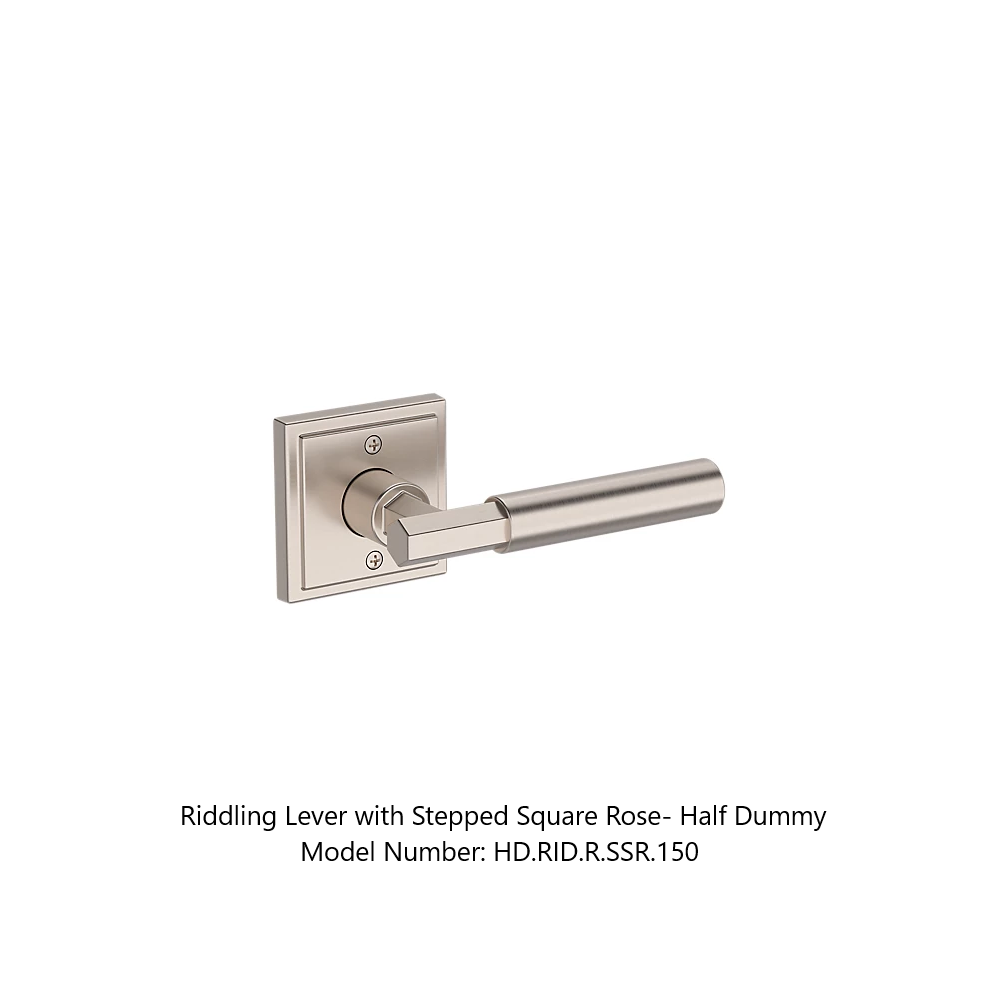 Baldwin - Reserve Collection - Interior Levers - Riddling Door Lever (Half Dummy)