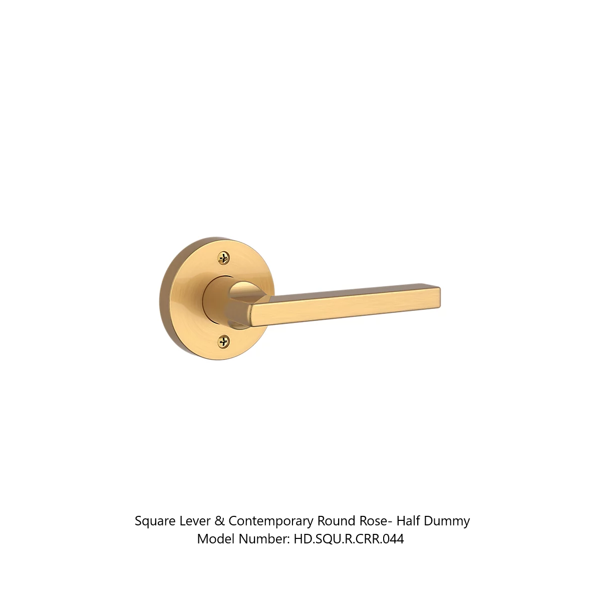 Baldwin - Reserve Collection - Interior Levers - Square Door Lever (Half Dummy)