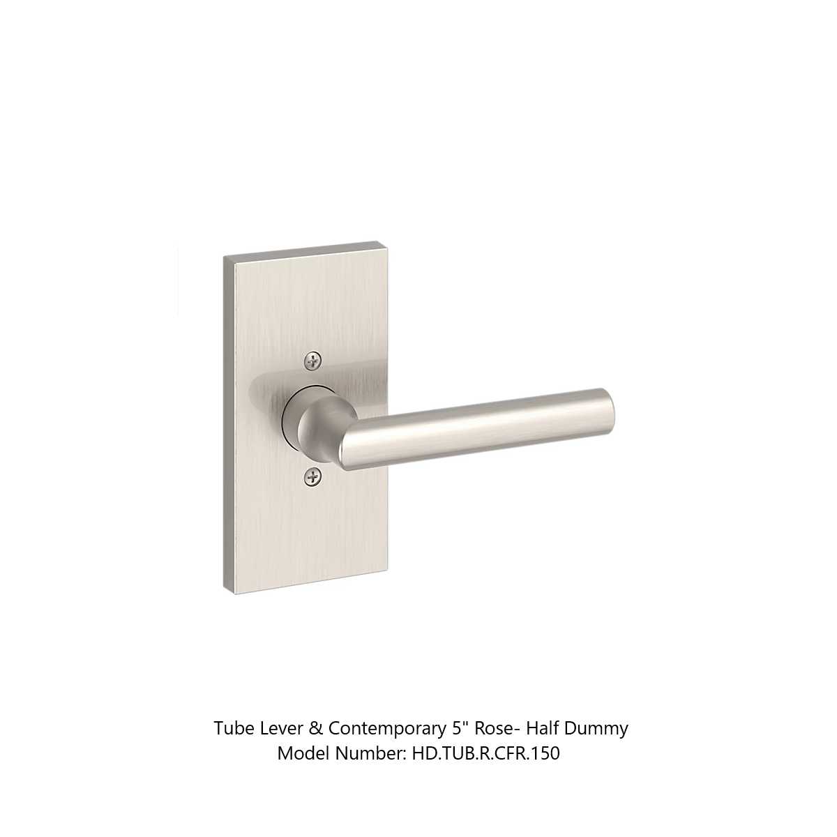 Baldwin - Reserve Collection - Interior Levers - Tube Door Lever (Half Dummy)