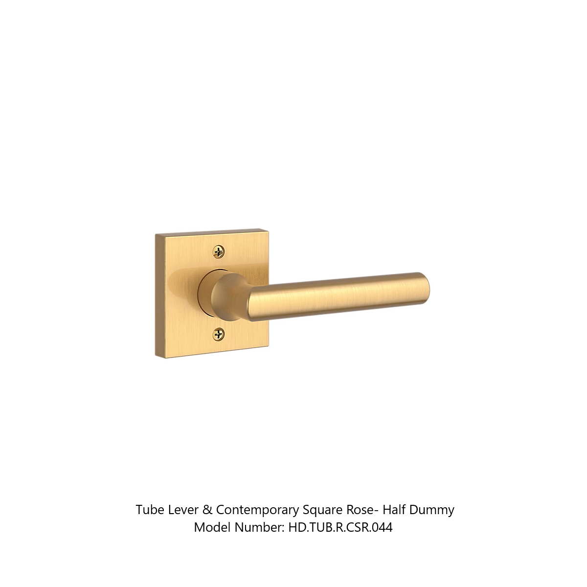 Baldwin - Reserve Collection - Interior Levers - Tube Door Lever (Half Dummy)