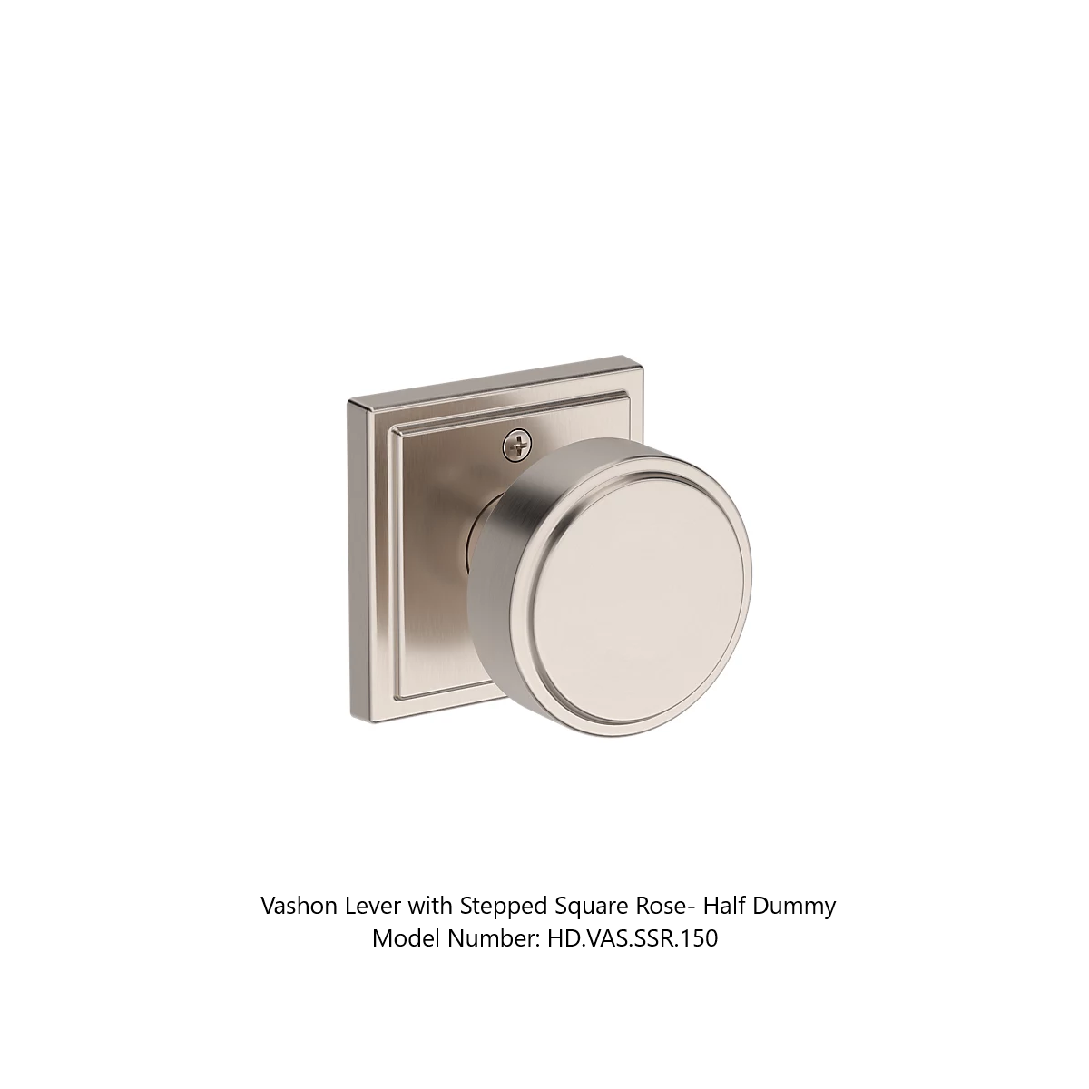 Baldwin - Reserve Collection - Interior Knobs - Vashon Door Knob (Half Dummy)