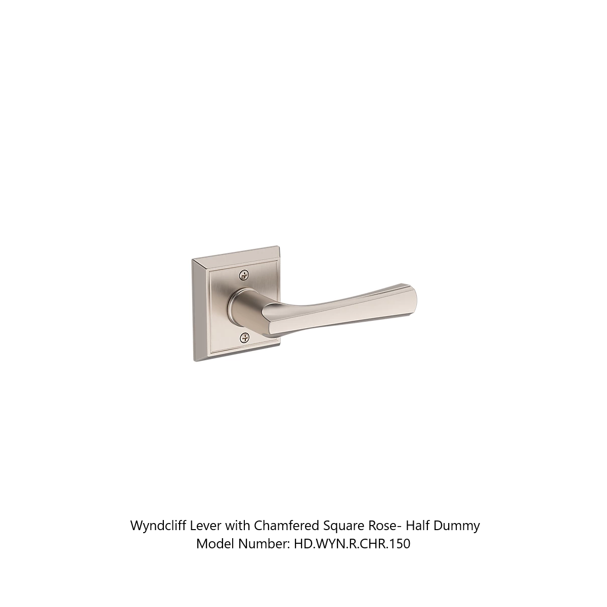 Baldwin - Reserve Collection - Interior Levers - Wyndcliff Door Lever (Half Dummy)
