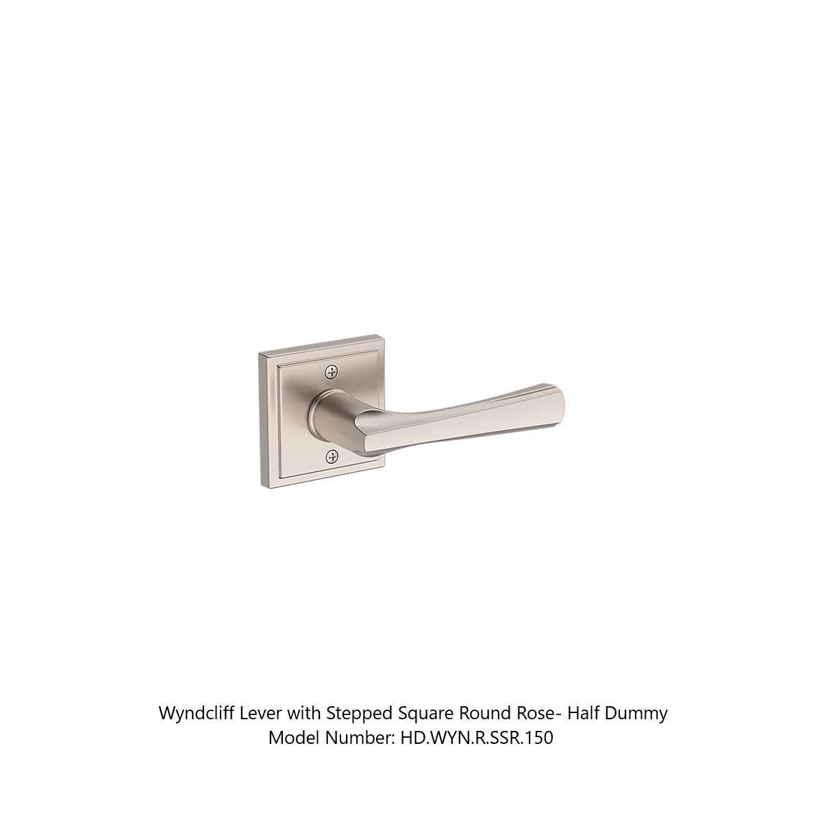 Baldwin - Reserve Collection - Interior Levers - Wyndcliff Door Lever (Half Dummy)