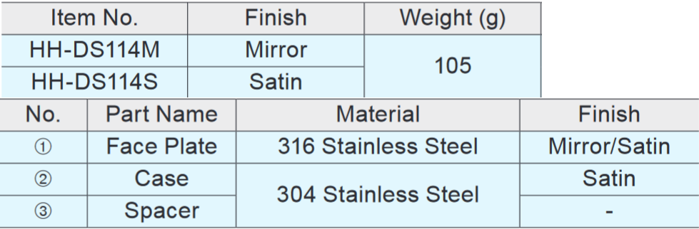 Sugatsune HH-DS Stainless Steel Recessed Pull