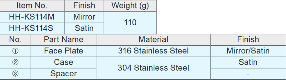 Sugatsune HH-KS Stainless Steel Recessed Pull