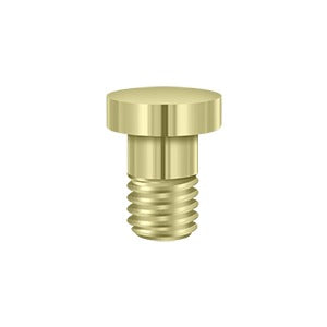 Deltana - Hinge Pin Stops - Extended Button Tip (Solid brass Hinges)