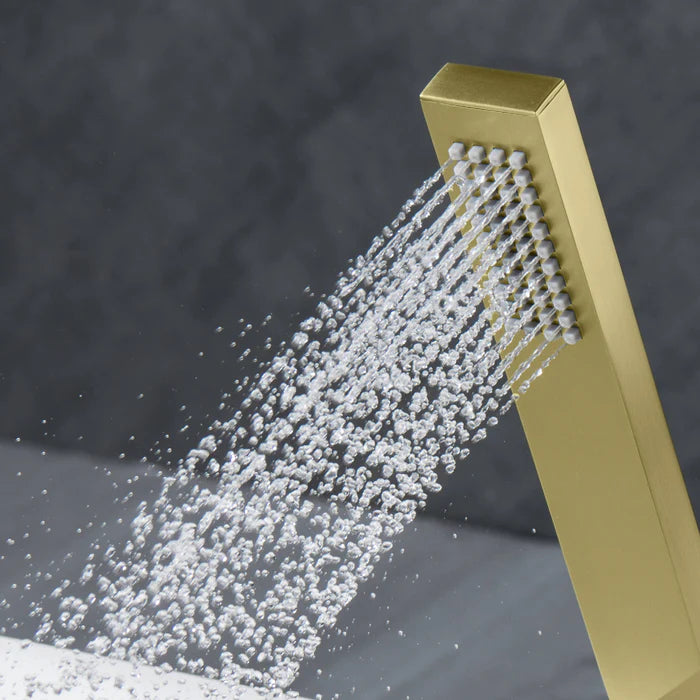 Casa Fixtures - Handheld Shower Head - Quadro Metal Handheld Shower Head (HS103)