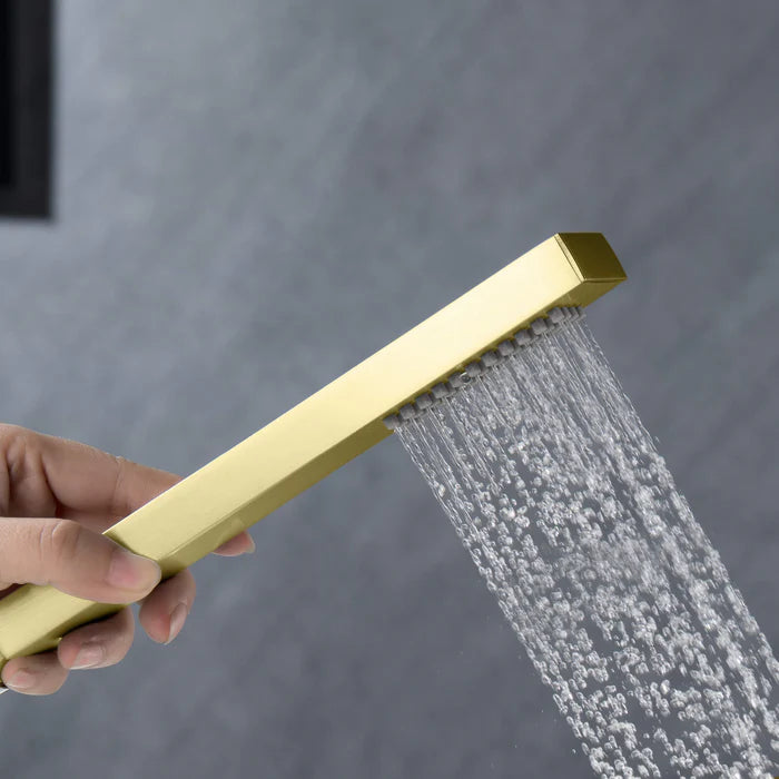 Casa Fixtures - Handheld Shower Head - Quadro Metal Handheld Shower Head (HS103)