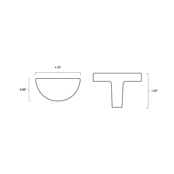 Hapny - Half Moon Collection - HM19 Cabinet Knob