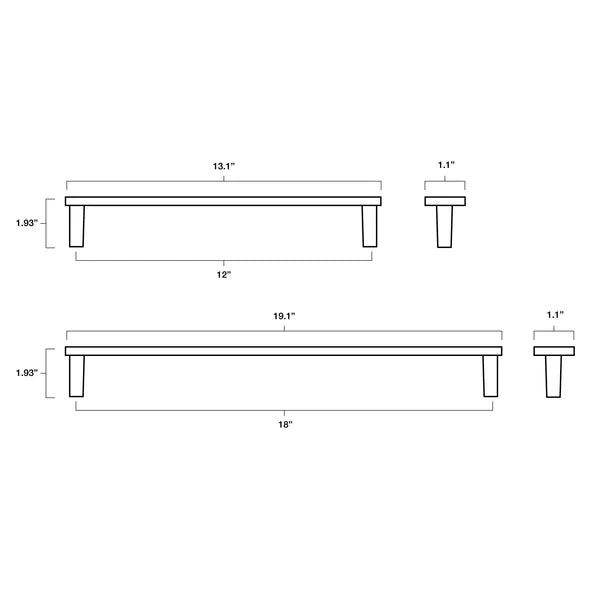 Hapny - Horizon Collection - Cabinet Pull & Appliance Pull