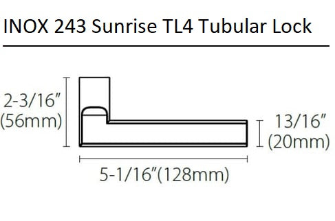 INOX 243 Sunrise Leverset