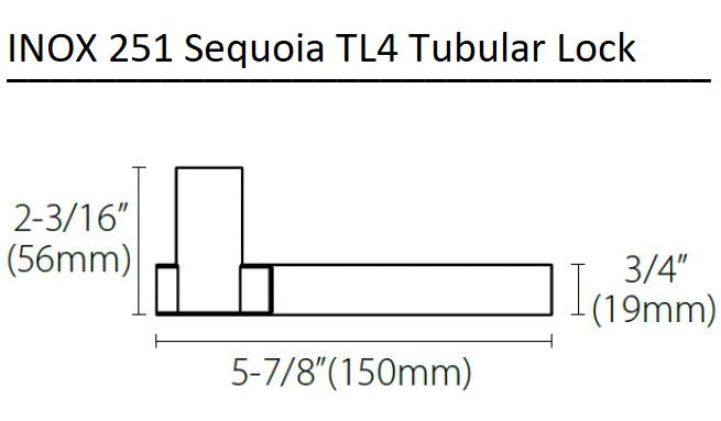 INOX 251 Sequoia Leverset