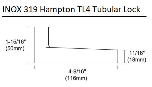 INOX 319 Hampton Leverset