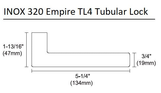 INOX 320 Empire Leverset