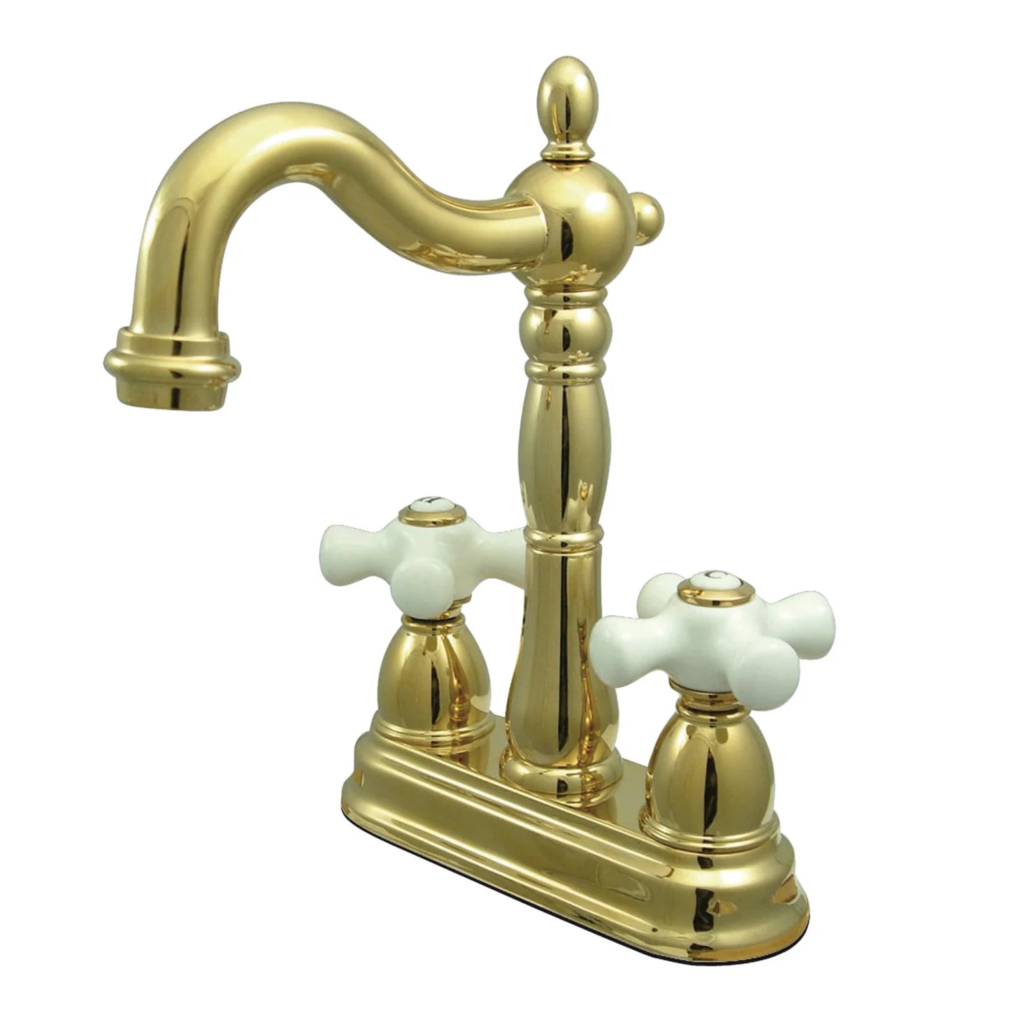 Kingston - Bar Faucets - Heritage KB149PX Two-Handle 2-Hole Deck Mount Bar Faucet