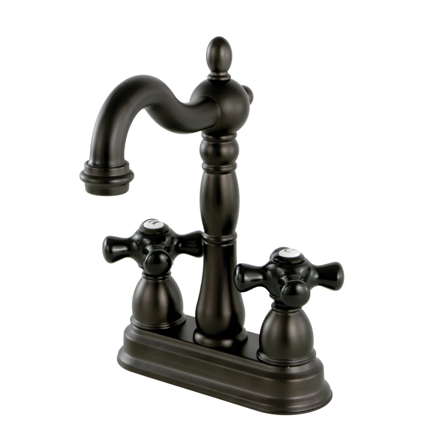 Kingston - Bar Faucets - Duchess KB149PKX Two-Handle 2-Hole Deck Mount Bar Faucet