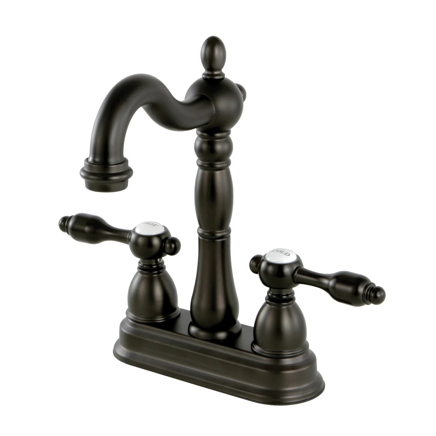 Kingston - Bar Faucets - Tudor KB149TAL Two-Handle 2-Hole Deck Mount Bar Faucet