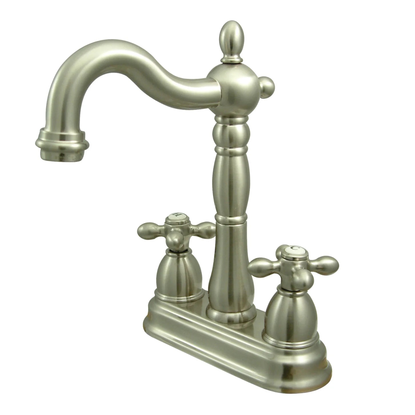 Kingston - Bar Faucets - Heritage KB149AX Two-Handle 2-Hole Deck Mount Bar Faucet