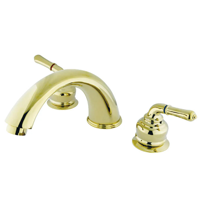 Kingston - Tub Faucets - Magellan KB368 Two-Handle 3-Hole Deck Mount Roman Tub Faucet