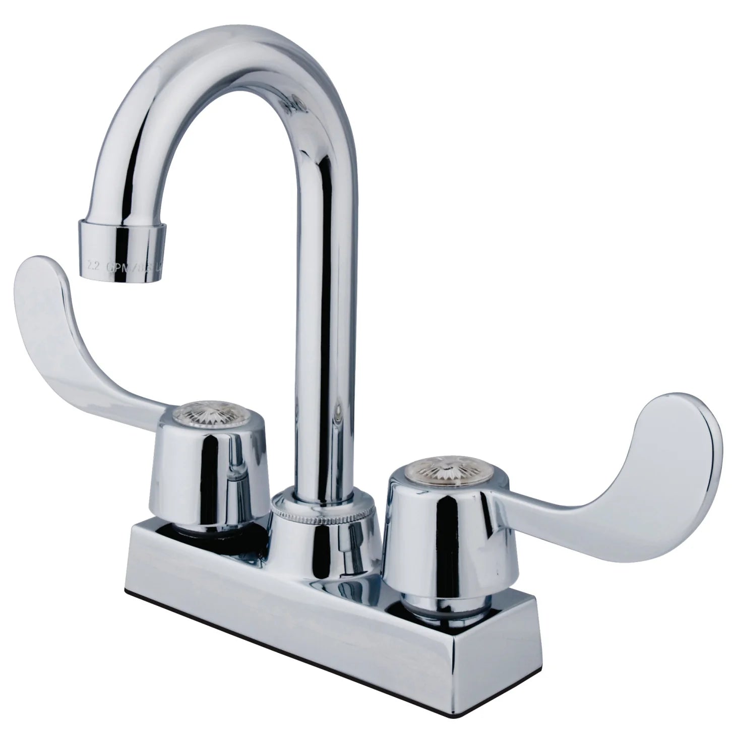 Kingston - Bar Faucets - Vista KB451 Two-Handle 2-Hole Deck Mount Bar Faucet