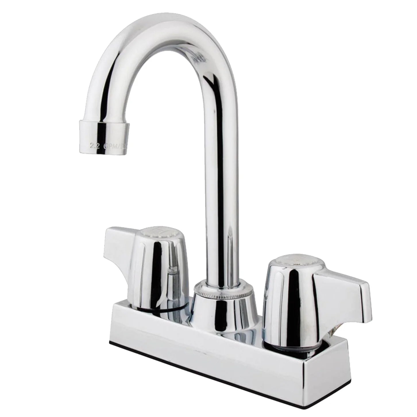Kingston - Bar Faucets - Vista KB460 Two-Handle 2-Hole Deck Mount Bar Faucet