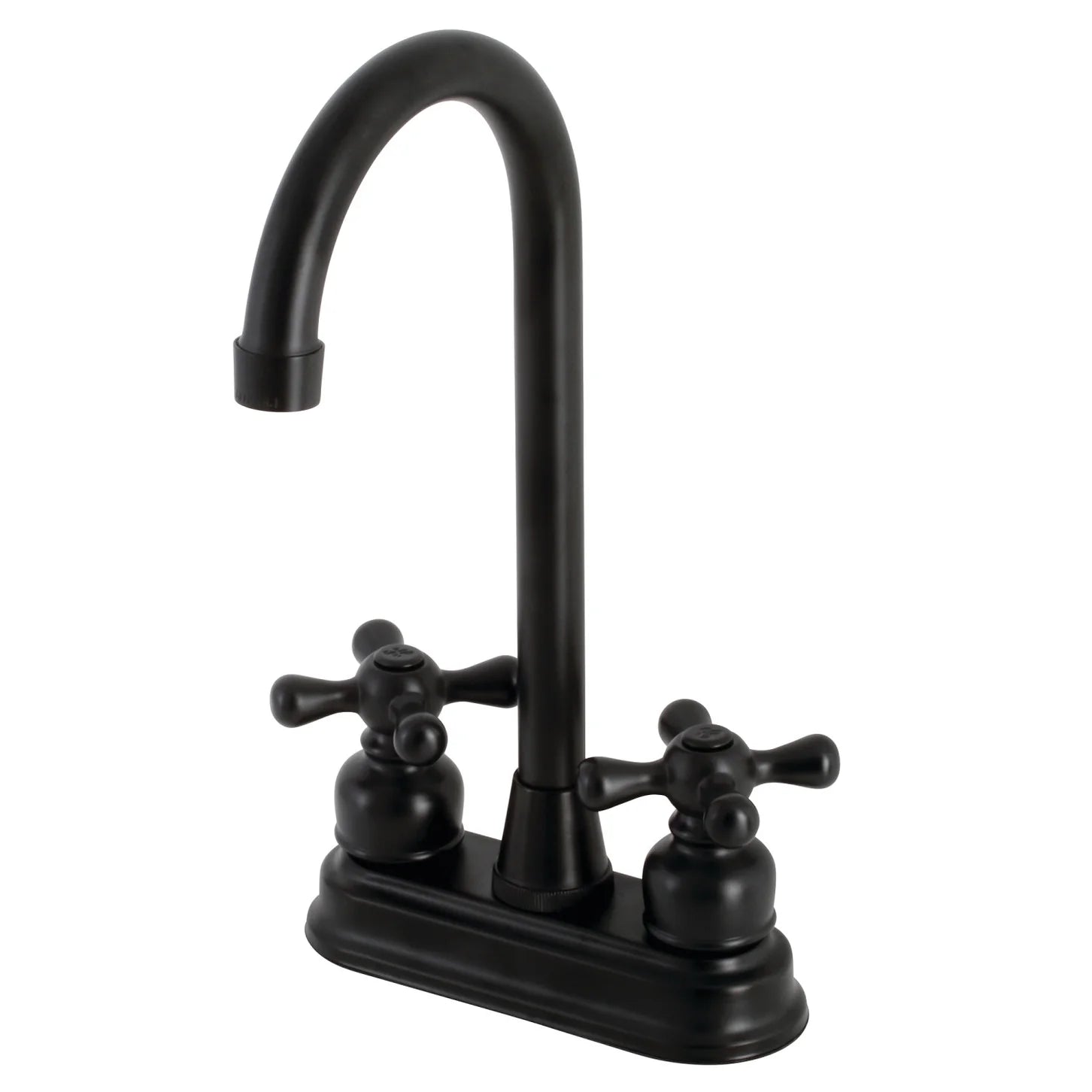 Kingston - Bar Faucets - Victorian KB49AX Two-Handle 2-Hole Deck Mount Bar Faucet