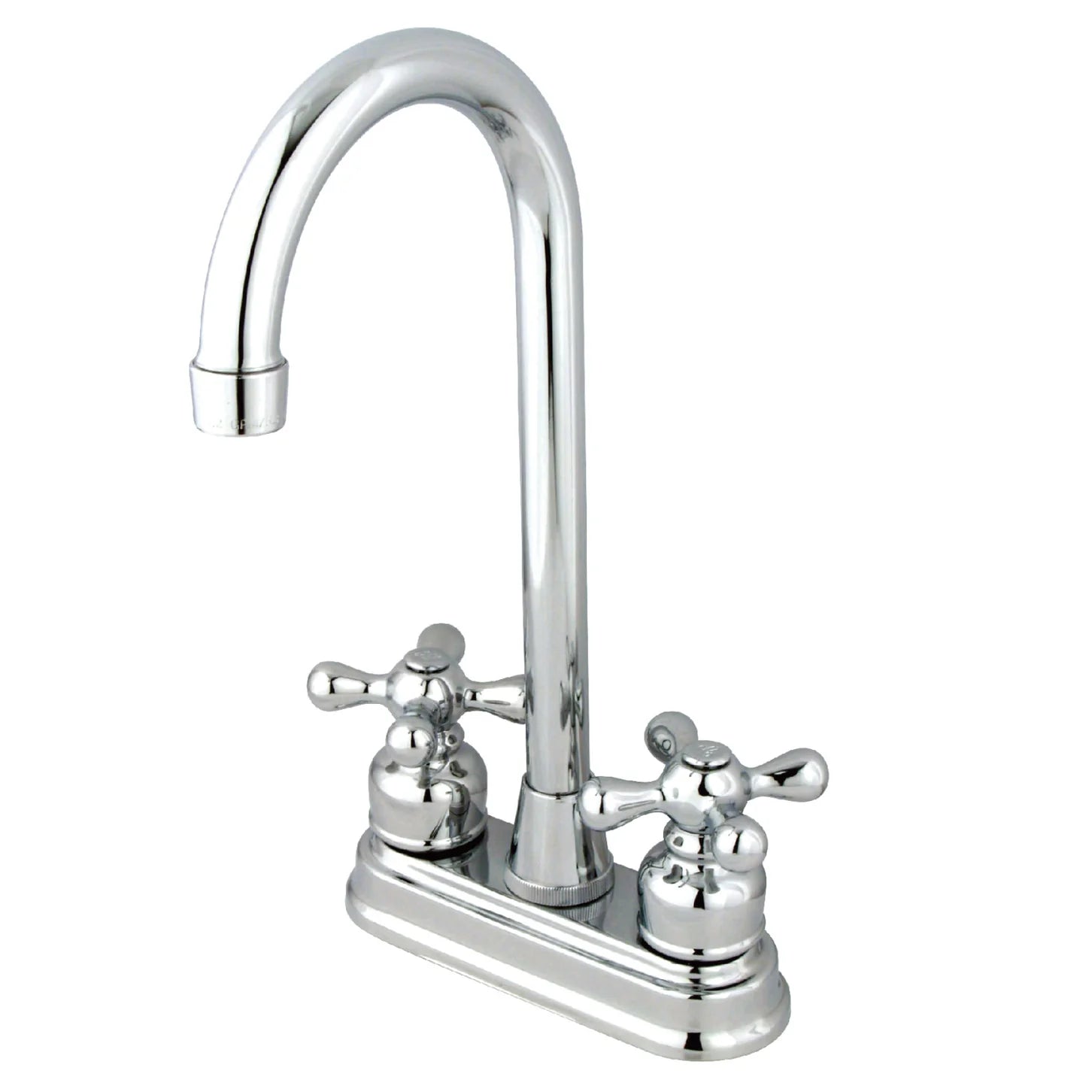 Kingston - Bar Faucets - Victorian KB49AX Two-Handle 2-Hole Deck Mount Bar Faucet