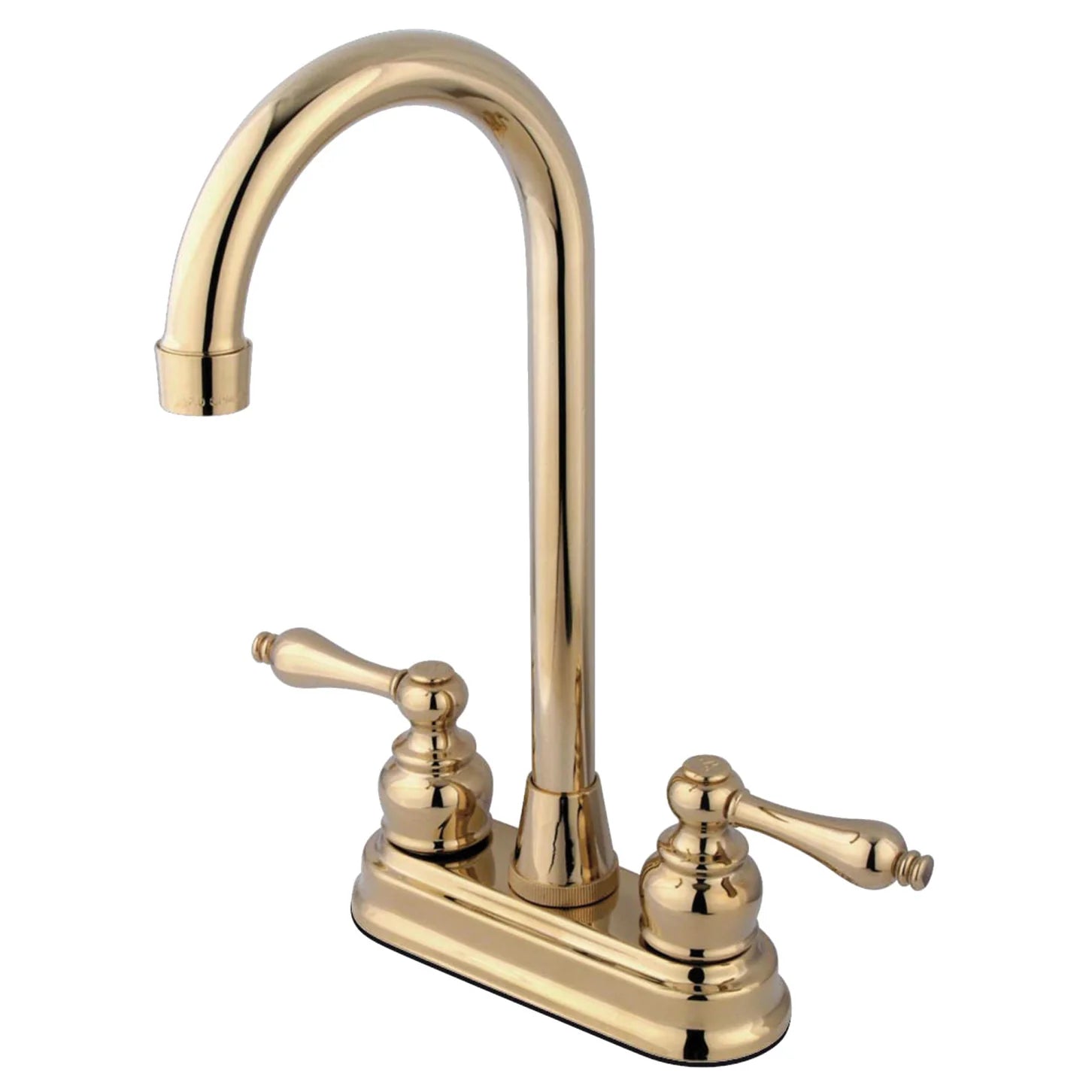 Kingston - Bar Faucets - Victorian KB49AL Two-Handle 2-Hole Deck Mount Bar Faucet