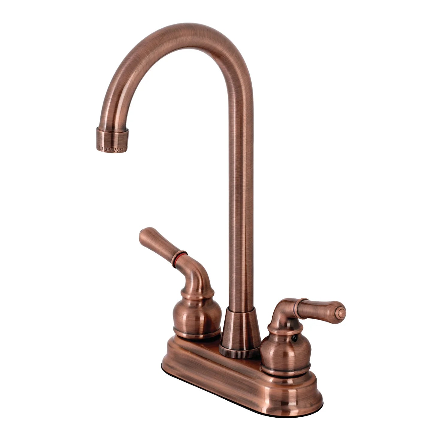 Kingston - Bar Faucets - Magellan KB49 Two-Handle 2-Hole Deck Mount Bar Faucet