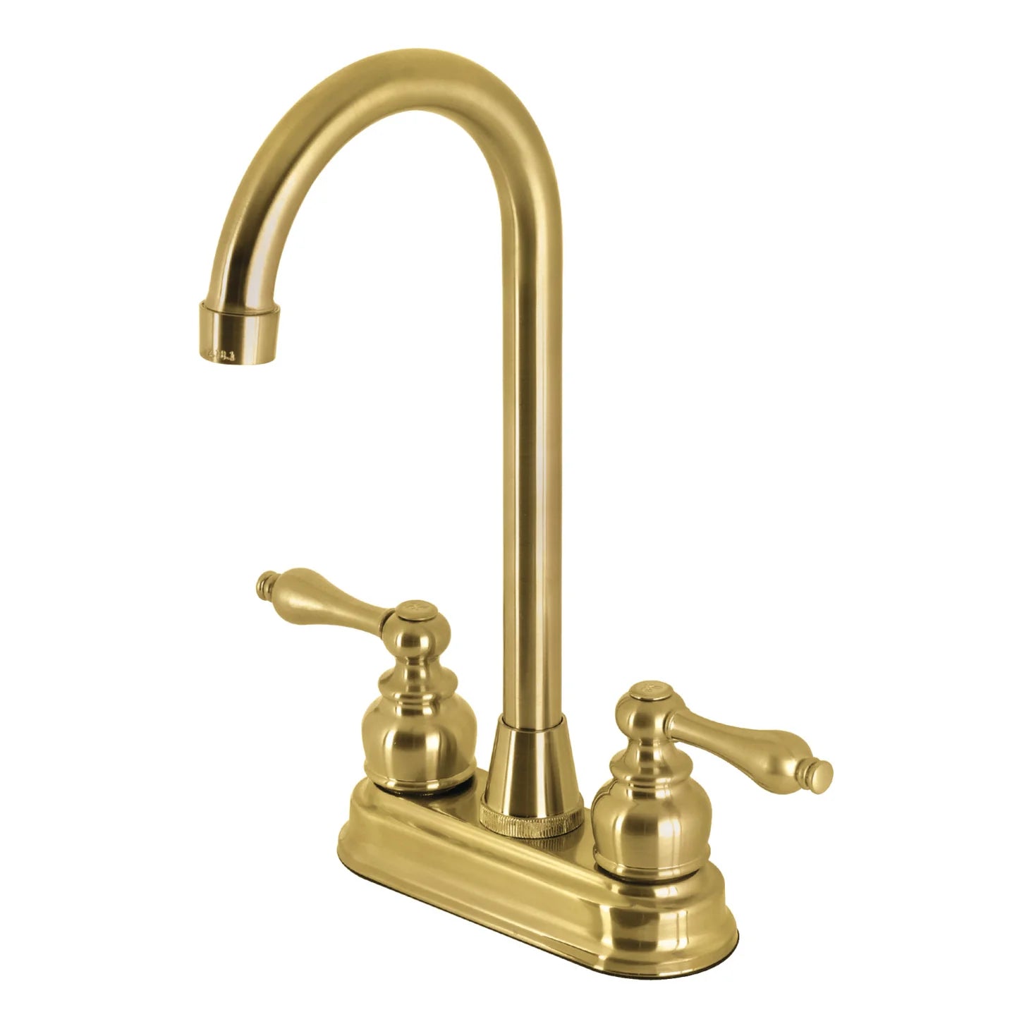 Kingston - Bar Faucets - Victorian KB49AL Two-Handle 2-Hole Deck Mount Bar Faucet