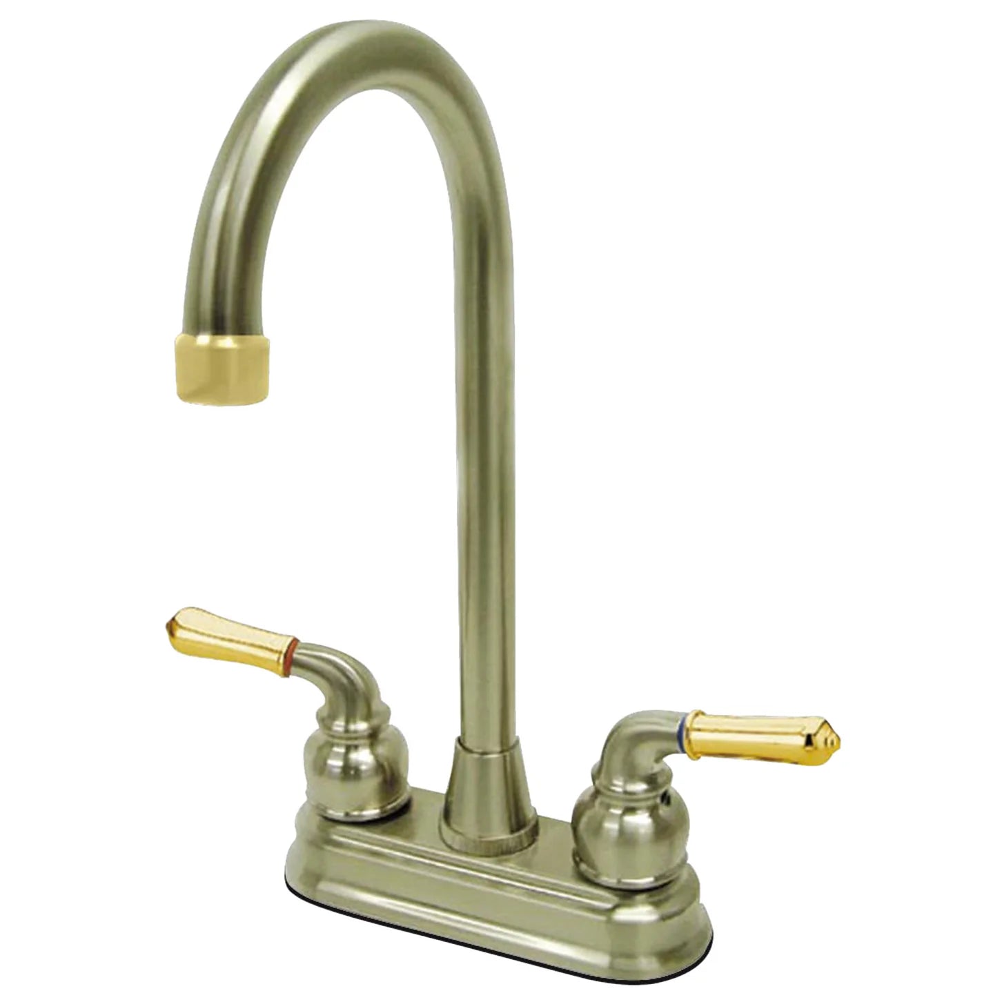 Kingston - Bar Faucets - Magellan KB49 Two-Handle 2-Hole Deck Mount Bar Faucet