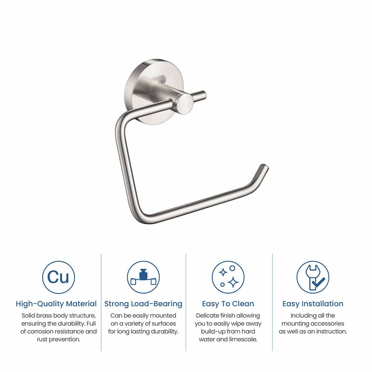 KIBI Circular Toilet Paper Holder – KBA1405