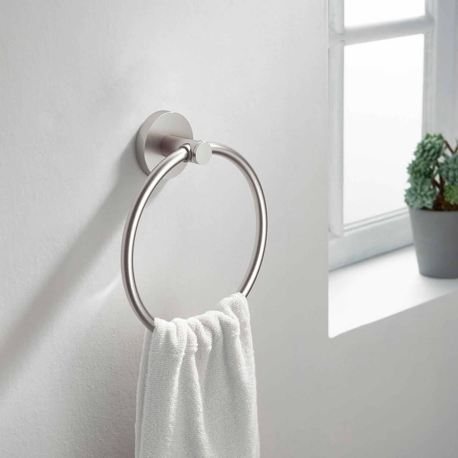 KIBI Circular Bathroom Towel Ring – KBA1406