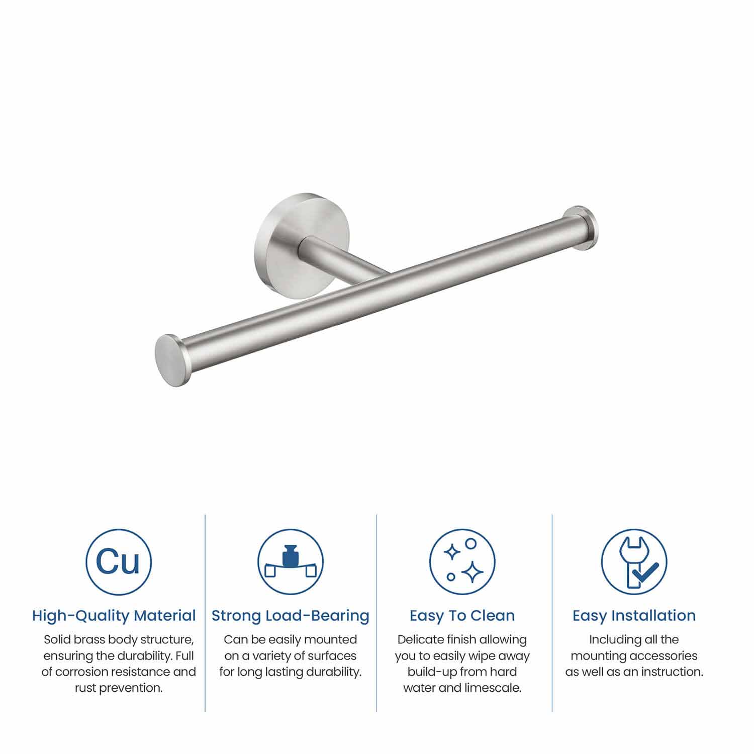 KIBI Circular Double Toilet Paper Holder – KBA1408