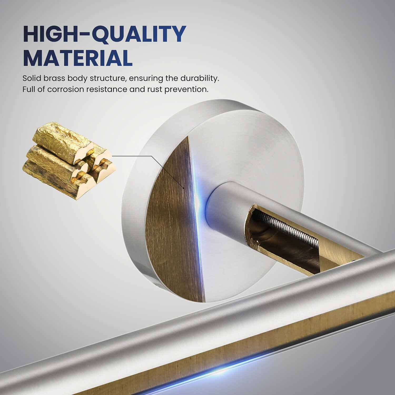 KIBI Circular Double Toilet Paper Holder – KBA1408